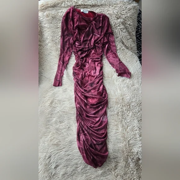 GRACE KARIN Ruched Wrap Bodycon Dress #1034 - Picture 2 of 10